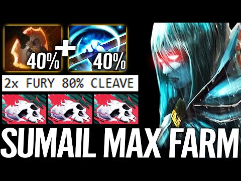 🔥 Sumail WTF 2x Fury 80% Cleave! Phantom Assasin Next Lvl Fast Farm Imba Carry 7.29 Dota 2 Pro Guide