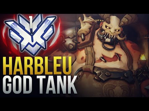 Harbleu - RANK 1 INSANE TANK - Overwatch Montage