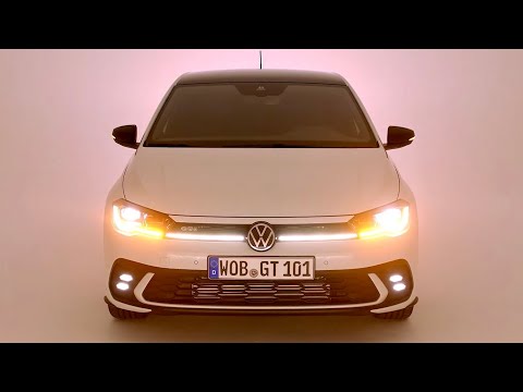 Volkswagen POLO GTI 2022 at night - CRAZY IQ LED lights & digital cockpit views