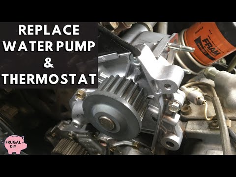 Replace Water Pump & Thermostat | Toyota Camry 5SFE Engine