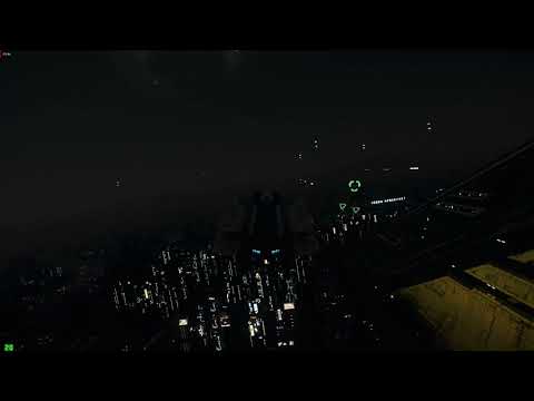 Star Citizen performance test on 5 yr old PC. Lorville at night