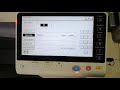 Konica Minolta C224e Movie Data Install