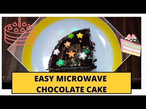 Easy Chocolate cake in microwave/माइक्रोवेव अवन मे बनाइए चाॅकलेट केक ~Food Pleasures with Nilofar
