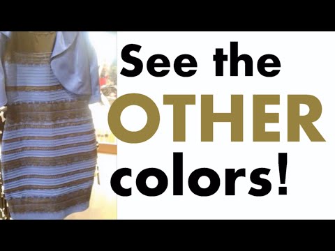 See the GOLD/WHITE: Flip the Dress Colors! (Slowly uncovering the dress)