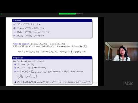 Hecke Algebra and Whittaker functions  by Soma Purkait Tokyo Institute of Technology, Japan