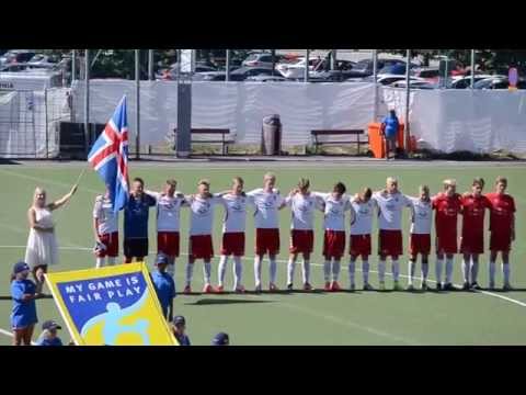 B16 Gothia Cup 2014 Finale - HK (Islande) Vs Onsala BK (Suède) : Hymnes Nationaux