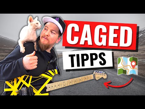 🧭 CAGED System: Hinweise, Tipps & Tricks | Gitarrenunterricht über Skype
