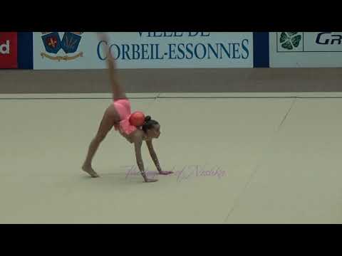 Arina ROMANOVA (RUS) ball - 2018 Corbeil senior AA