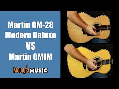 Martin OMJM vs OM-28 Modern Deluxe at Maury’s Music