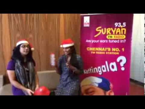 SURYAN FM 93.5 - RJ NAVALAKSHMI & RJ SOWMYA WISHES ALL A MERRY CHRISTMAS !!!