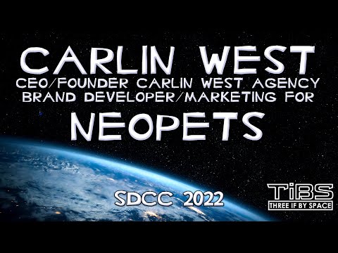 Neopets Galore! - Carlin West of Carlin West Agency - SDCC 2022