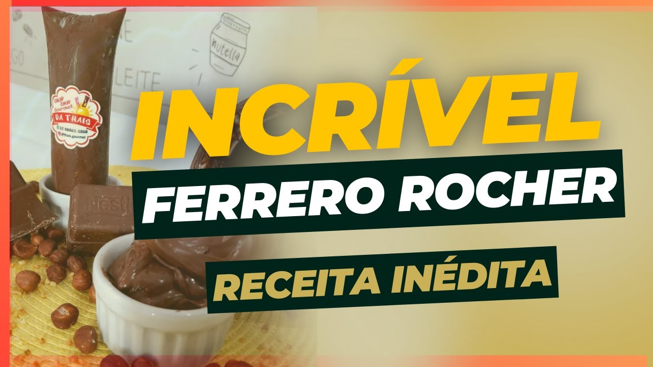 Aprenda Como Fazer Geladinho Gourmet de Ferrero Rocher | Receita Passo a Passo