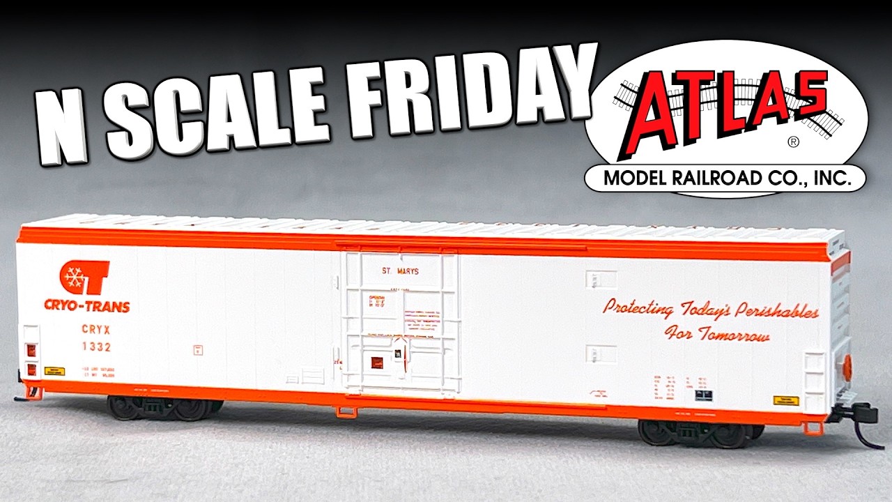 Gunderson Cryogenic Reefer Atlas Master N Scale Friday