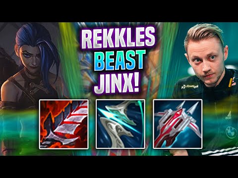 REKKLES IS A BEAST WITH JINX! - KC Rekkles Plays Jinx ADC vs Caitlyn! | Season 2022