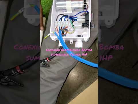 Conexión de Electricidad de la Bomba sumergible Truper