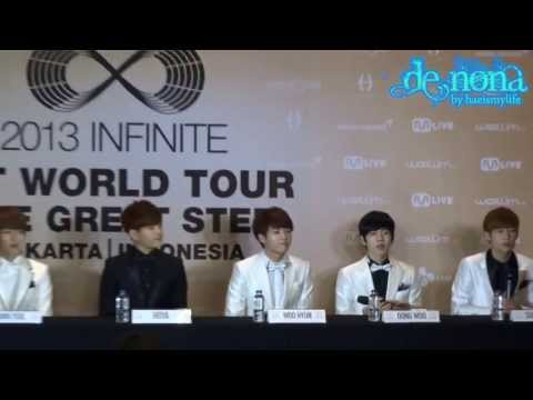 [FULL HD] 130830 Infinite One Great Step in Jakarta - Press Conference