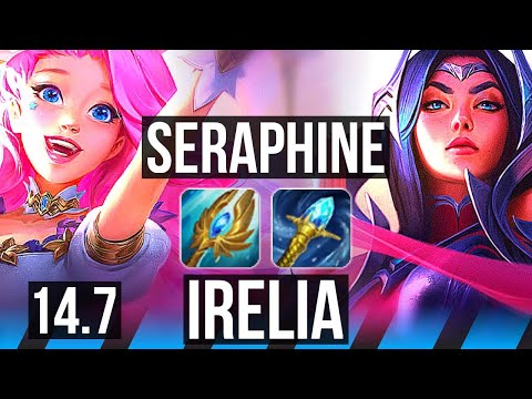 SERAPHINE vs IRELIA (MID) | 9/3/12, Legendary, 500+ games | EUW Master | 14.7