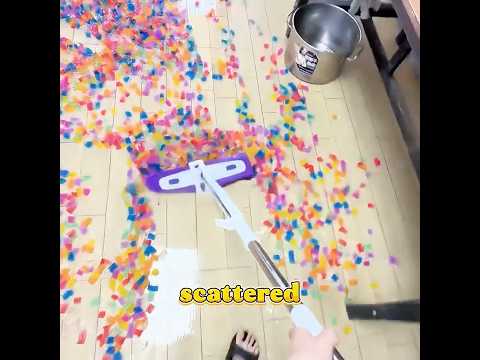 This girl filled the entire bathroom with water beads. 🛁💦#shorts #funny #fyp #usa #cute