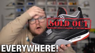 Air Jordan 4 Bred Reimagined Has SOLD OUT EVERYWHERE!!
