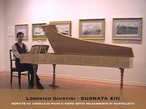 Lodovico Giustini - SUONATA VIII played on a copy of 1726 Cristofori Piano (1999, Nobuo Yamamoto)