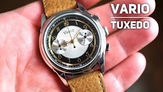 Vario Tuxedo Chronograph Tachymetre Watch Review