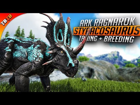 STYRACOSAURUS Taming + Breeding & MORE! Ark Survival Ragnarok Gameplay E2
