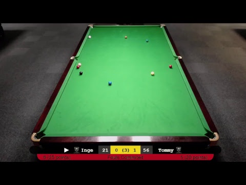 Inge Kvarven - Tommy Kvarsvik, Stord Snookerserie Elite Hausten 2017