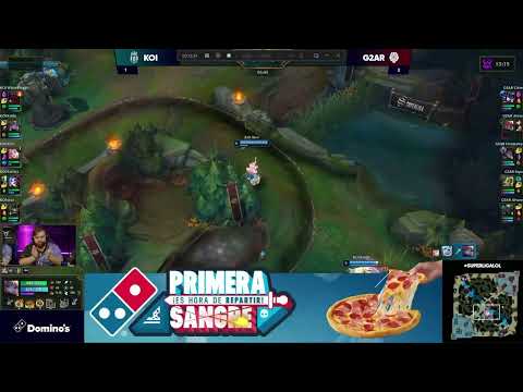 La partida mas emocionante de Koi Vs G2Artic, Ibai castea y se emociona