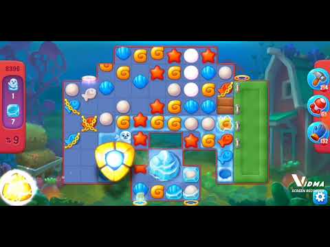 Fishdom. 8396 hard level no boosters and diamonds. 14 moves