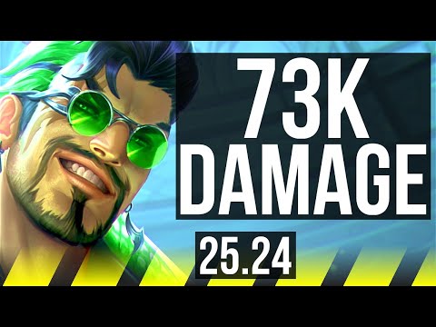 DRAVEN & Maokai vs JHIN & Sona (ADC) | 73K damage, Good KDA: 27/3/4 | EUW Master | 25.24