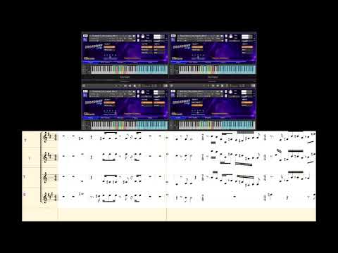 Jazz on Logic Pro X with Broadway Lites, Sample Modeling, HandHeldSound, Trillian and others.