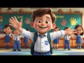 Head Shoulders Knees Toes With Lyrics Exercise Song For Kids With Kiddie Cartoons