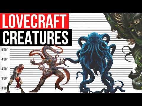 Lovecraft Creatures Size Comparison | Part 1 | Cthulhu, Azathoth, Nyarlathotep
