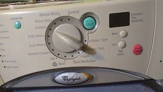 How to enter a Whirlpool Duet automatic diagnostic mode