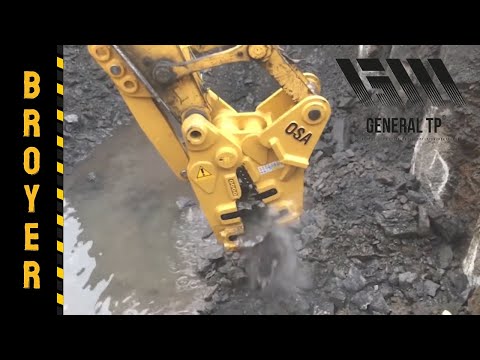 Broyeur mécanique Série FM - OSA - Pour pelles de 18 à 100 tonnes - Haute performance et robustesse en acier HARDOX_8