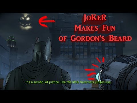 Joker Makes Fun of Gordon's Beard Full Speech - Batman Episode 3 Fractured Mask