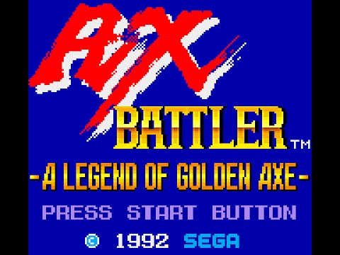 Ax Battler : A Legend of Golden Axe Game Gear