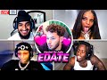 Adin Ross Hosts Edate With KKVSH FT Kai Cenat Silky IShowSpeed FULL E DATE