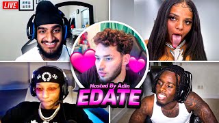 Adin Ross Hosts Edate with KKVSH FT. Kai Cenat, Silky, & iShowSpeed... *FULL E-DATE*