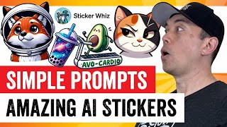6 AI Sticker Hacks Everyone Should Be Using! PASSIVE INCOME with Print on Demand (ChatGPT Tutorial)