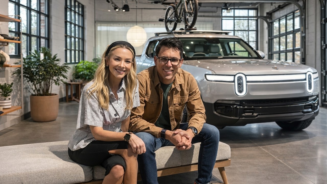 Rivian CEO RJ Scaringe in a sit-down interview about autonomy, AI strategy, and the future of robotics