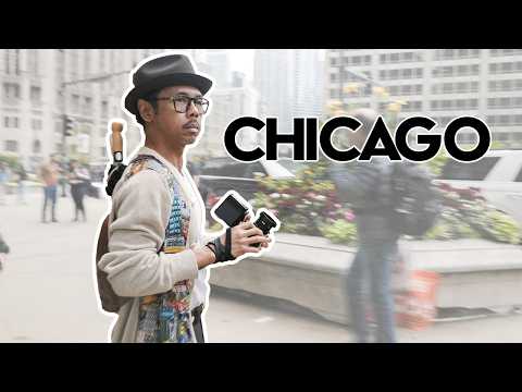 A day of Street photography with Flash in Chicago (Walkie Talkie with Amado De Leon)