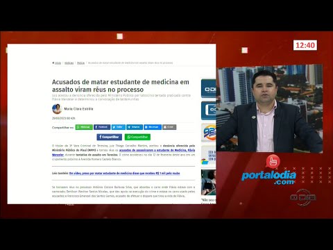 Notícias do Portal O Dia no programa Rota do Dia 29 03 2023