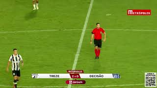 Treze-PB 2 x 0 Decisão-PE | Melhores Momentos | Brasileirão Série D ZeroUm