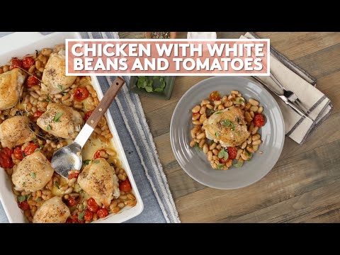 Chicken with White Beans, Tomatoes | Extra Sharp | Real Simple