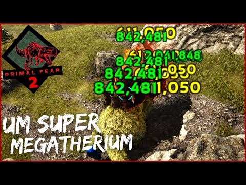Ark Primal Fear Temp 2 Ep.52: CAÇEI COM O BUFFON MEGATHERIUM.