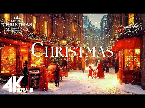 CHRISTMAS ATMOSPHERE 4K - THE MOST BEAUTIFUL CHRISTMAS VILLAGES IN THE WORLD 🎄 Festive Lights ✨