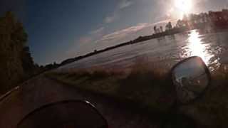 preview picture of video 'Il fiume PO a Isola Serafini-Enduro Stradale'