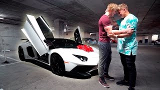 I BOUGHT MY BROTHER HIS DREAM CAR **LAMBORGHINI AVENTADOR** (emotional)