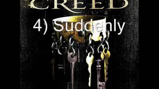 4) Suddenly by Creed *lyrics in des.*